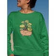 thumbnail image 2 of Cute Hoya Buddy Sweatshirt Women -Smartprints Designs, Female Large, 2 of 4