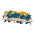 thumbnail image 4 of Parque infantil para loros, soporte para percha para pájaros, equipo de , juguete para jugar, soporte colgante colorido, juguete para masticar, 4 of 9