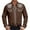 ZA Brown, variant on Button Up Shirt Men Western Cowboy Embroidered Shirt Turndown Collar Long Sleeve Shirts for Men Casual Retro Denim Shirt Slim Fit Funny