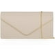 thumbnail image 1 of Bolso de mano Nodeber de piel vegana con tapa, color beige, 1 of 8