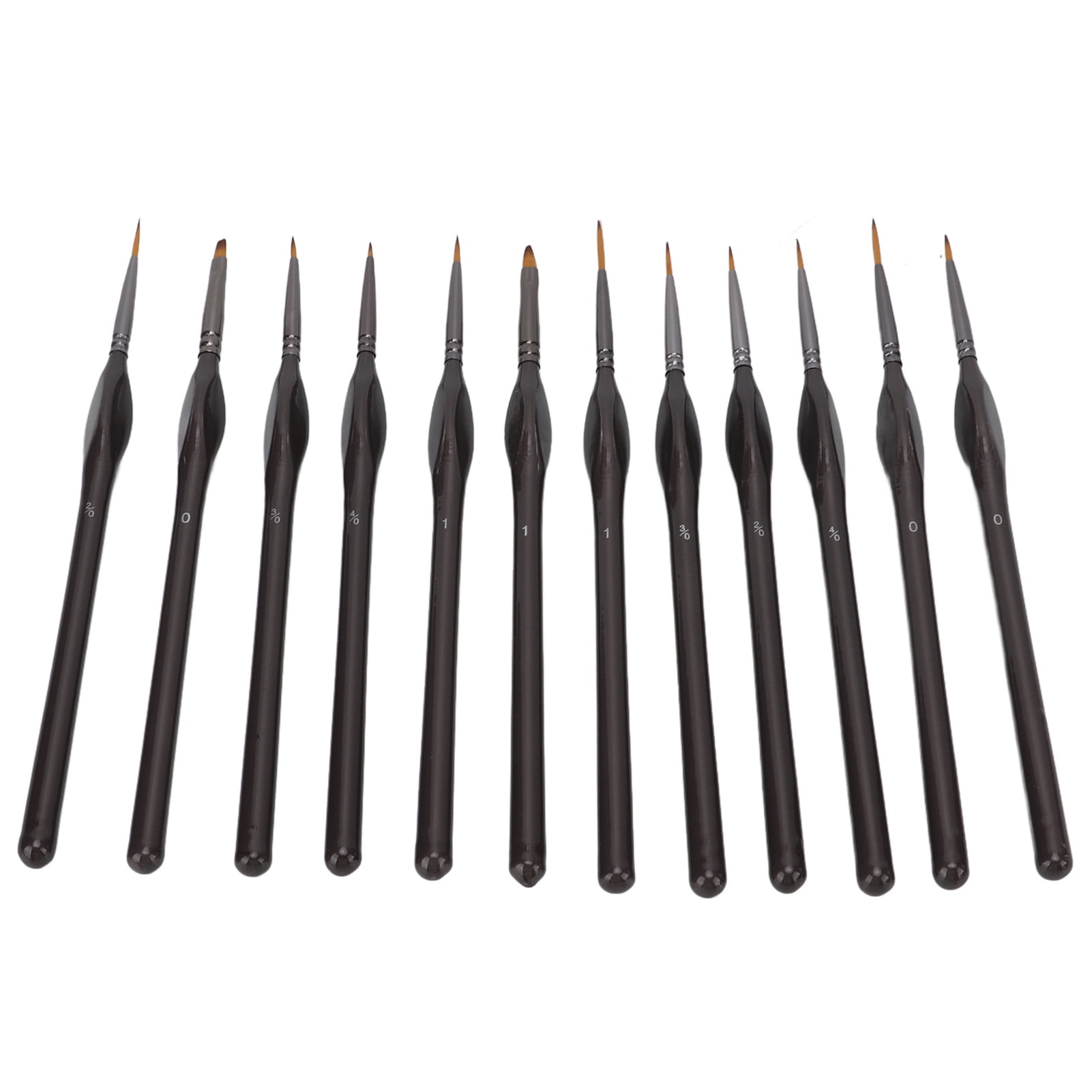 Detail Paint Brushes Nylon Wool Paintbrush Set High Capacity Absorption