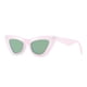 thumbnail image 1 of clásicas de gato para mujer moda 80''S pequeñas Cómodas Tonos Verde Hugo anteojos ojo de gato, 1 of 6