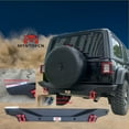 thumbnail image 4 of MTNTOPCN Aluminum Rear Bumper for Jeep Wrangler JL and JLU Stylish, Functional, 4 of 6