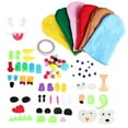 thumbnail image 1 of EIMELI 1 Set Kids Felt Craft Set Hand Puppet Making Kit DIY Art Craft Supplies, 1 of 8