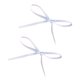 thumbnail image 1 of Fabric Ribbon Butterfly Hair Clips Set of 2 for Various Hairstyles and Occasions Elegant Soft, 1 of 5