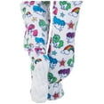 thumbnail image 5 of Footed Pajamas - Rainbows N' Unicorns Adult Hoodie Fleece One Piece - Adult - Large (Fits 6'0 - 6'4"), 5 of 5