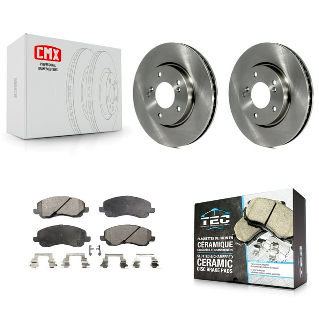 Transit Auto Front Disc Brake Rotors and Ceramic Pads Kit for Car Mitsubishi Galant K8T-103390