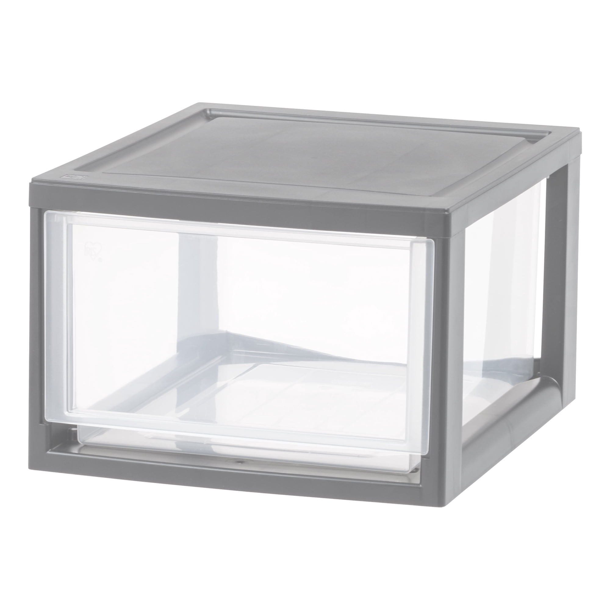 IRIS 14 Qt Medium Plastic Drawers, Under Bed Storage Bins, Stackable, Modular