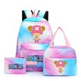 thumbnail image 1 of 3Pcs/set Anime One Piece School Backpack For Children Girl Backpack Back To School Bookbag Student Kawaii Lunch Bags Pencil Box, 1 of 5