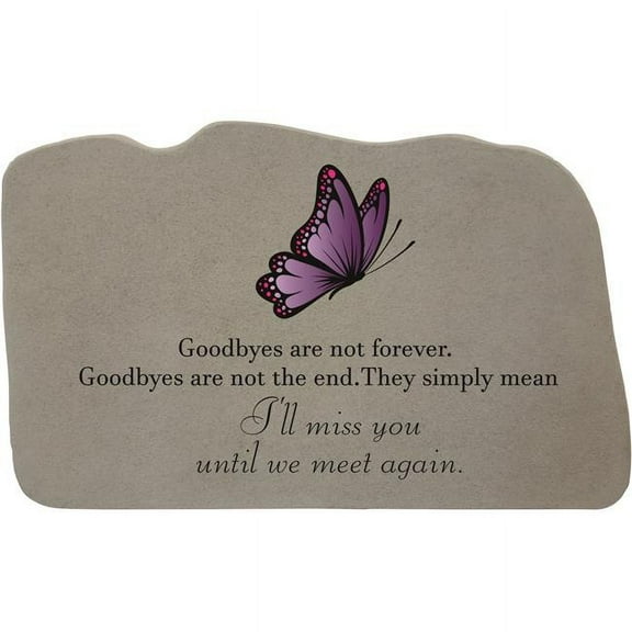 Kay Berry 62267 Goodbyes with Purple Butterfly Stone