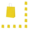 thumbnail image 1 of Injueey Bolsa de embalaje de 10 Uds. Con asa giratoria, herramienta de almacenamiento de ropa con soporte de carga, bolsas para hornear a la Almacenamiento y organización del hogar Amarillo, 1 of 6