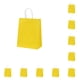 thumbnail image 2 of Ounissouiy Bolsa de papel Kraft de 10 Uds. Con asa giratoria, herramienta de almacenamiento de ropa con soporte de carga, bolsas para hornear a la Almacenamiento y organización del hogar Amarillo, 2 of 6