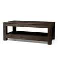 thumbnail image 1 of Maven Lane Paulo Wooden Coffee Table in Weathered Brown Finish, 1 of 6