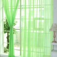 thumbnail image 2 of Home Decor Tulle Voile Window Drape Panel Sheer Scarf Valances Curtain (Red), 2 of 6