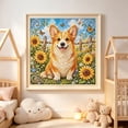 thumbnail image 2 of Luckky Animal Pearl Art DIY Craft Kit,Handmade 3D Pearl Beads Diamond Dots Paintingfor Adults Beginner,Spring Summer Home Decor Wall Art Painting Kit (Corgi), 2 of 3