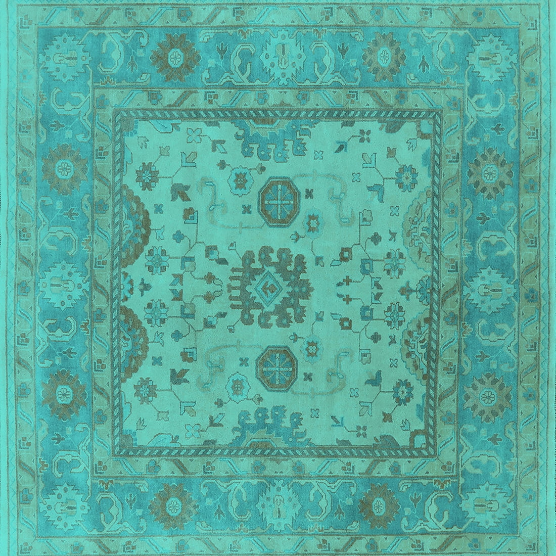 Turquoise Rug Texture Ahgly Company Machine Washable Indoor Square Oriental Turquoise Blue ...