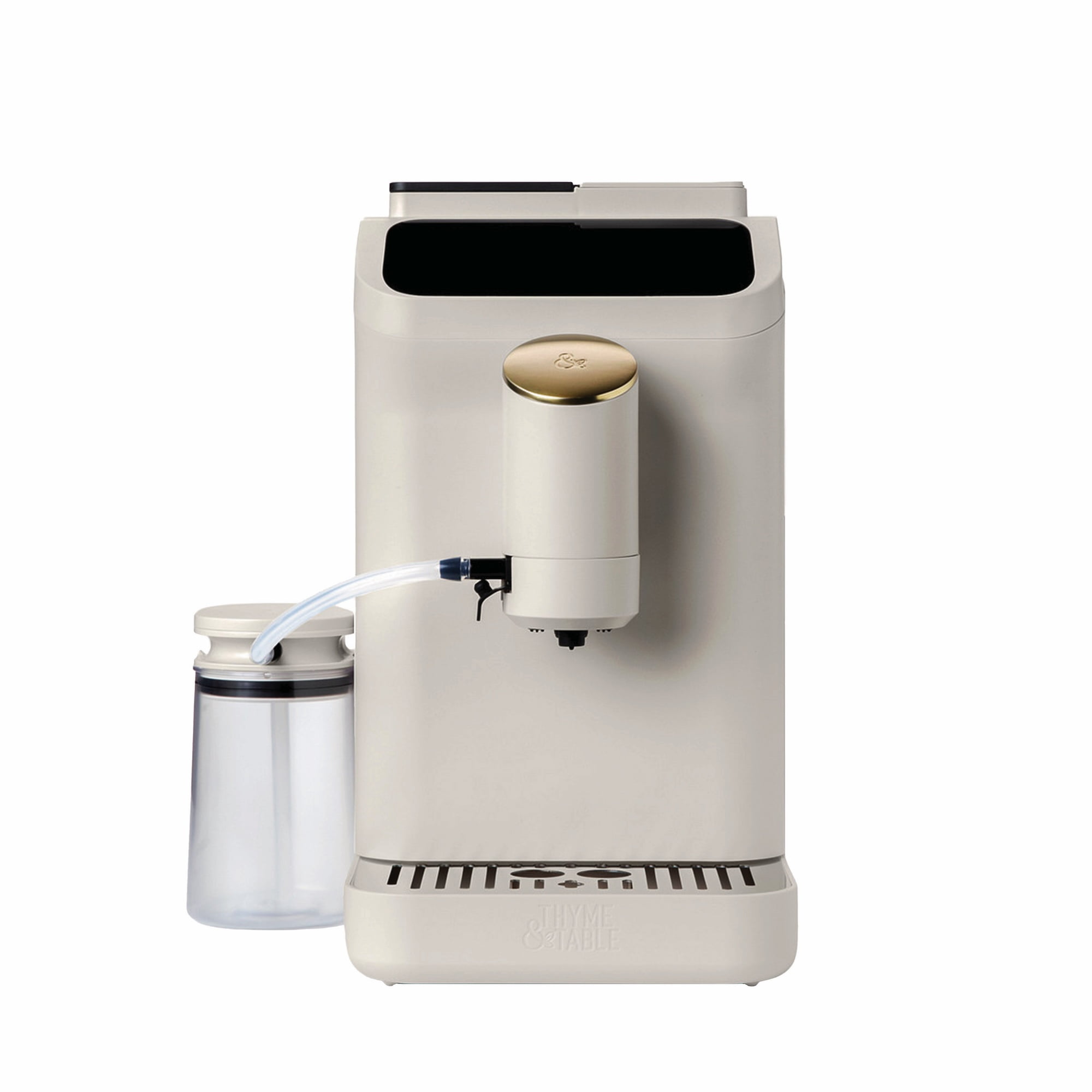 Thyme & Table Fully Automatic Espresso Machine, Sand White
