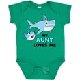thumbnail image 3 of Inktastic My Aunt Loves Me with Cute Sharks Boys or Girls Baby Bodysuit, 3 of 5