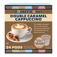 thumbnail image 5 of Double Donut Double Caramel Cappuccino Pods, 24 Count Premium Flavored Cappuccino K-Cup Pods, 100% Arabica for Keurig Machines, 5 of 7