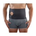 thumbnail image 4 of Movibrace Abdominal Ostomy Belt for Post-Operative Care After Colostomy or Ileostomy Surgery (Large), Black, 4 of 15