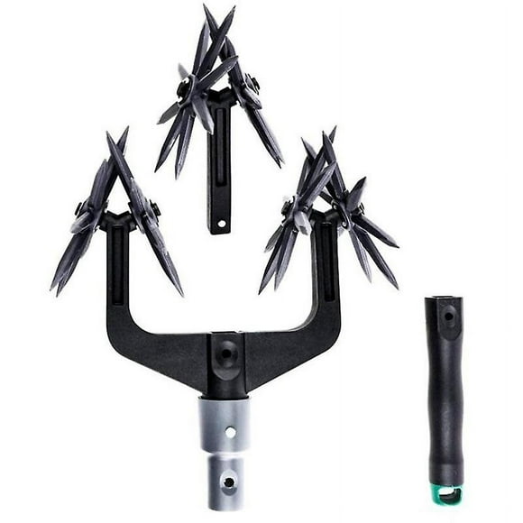 Garden Soil Scarifier, 2-in-1 Vented Rotary Scarifier, for Deep Tillage and Aeration, A Tool Used by Landscapers, Gardeners and Homeowners