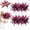 4 Pcs, variant on Realistic Artificial Boston Fern & Dragon’s Blood Tree Plants, Large Purple Tropical Rainforest Theme Fake Ferns with Vibrant Purple Foliage Brings Color to Patio& Garden Effortlessly (4 PCS)
