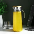 thumbnail image 2 of Miangastore Clear Water Pitcher Acrylic Ice Water Pitcher Kitchen Beverage Pitcher Drinking Pitcher with Lid, 2 of 9