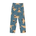 thumbnail image 3 of Lsque French Bulldog Yoga Print Men's Pajama Pants, Lounge Pant - Comfortable Home Wear,Elastic Waistband, Stylish Design-Small, 3 of 9
