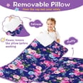 thumbnail image 3 of Pioneer Flower Floral Print Pattern Toddler Nap Mats for Kids Preschool,Sleeping Mat Bag or Kids,Toddler Sleeping Bag,Toddler Nap Mat or Daycare, 3 of 6