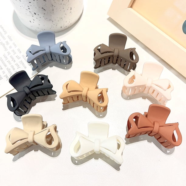 16 Uds. De pinzas para el pelo pequeñas en forma de mariposa, resina de Color mate, accesorios antideslizantes para peinados, Mini pinzas para el pelo, decoraciones para mujeres y niñas