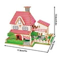 thumbnail image 3 of RYRDWP Clearance 3D Wooden Building Model DIY Assembly Puzzle Toy – Sunlit Cottage with 45PC Pieces for Creative Construction, 3 of 6