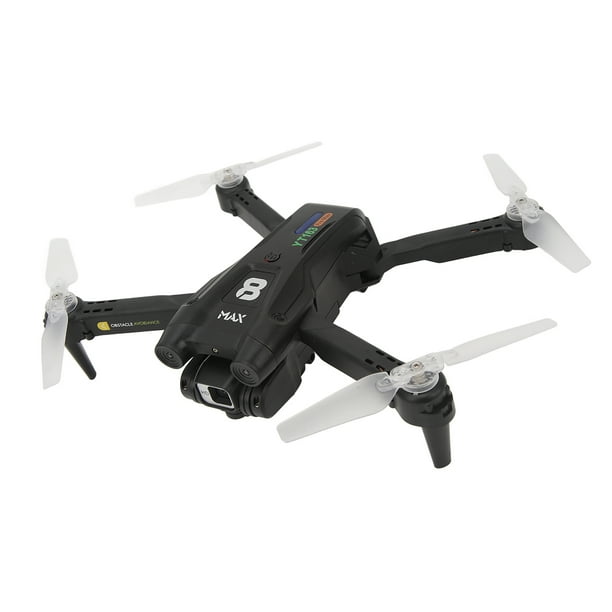 Dron Plegable, Detección De Gravedad RC Drone HD Trayectoria De Cámara Dual Vuelo Con Luz LED Para Fotografía