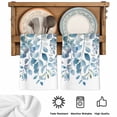 thumbnail image 4 of Blue Eucalyptus Leaves Microfiber Kitchen Towel, Watercolor Botanical Weeping Soft Absorbent Dish Towels, Quick Drying Washable Dishcloths for Kitchen Cleaning, Drying Dishes, 18x28 Inches, 4 of 9
