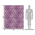 thumbnail image 3 of Rwraps Pink Mosaic Thulian Rhomboids Gloss Vinyl Film Wrap 59in x 20ft Vinyl Vehicle Car Film Sheet, 3 of 9