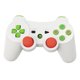 thumbnail image 1 of Controlador de juegos Bluetooth inalámbrico Joystick Gamepad Reemplazo para consola de juegos PS3, blanco Inevent DZ4206-01B, 1 of 7