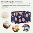 thumbnail image 6 of GZHJMY Collapsible Storage Basket Retro Ethnic Flowers-f Rectangular Storage Bins Baskets Toys Storage Bins with Handles for Bedroom Home Office 2PCS, 6 of 7