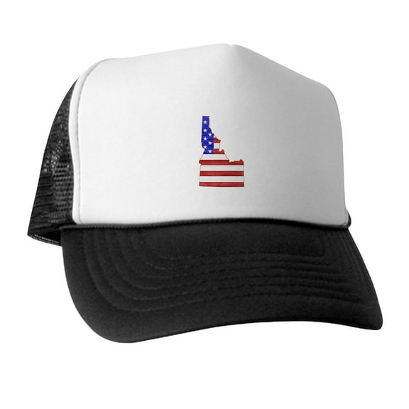 CafePress - Idaho Flag - Adjustable Unisex Printed Trucker Hat with Mesh Back