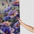 thumbnail image 3 of Creowell Purple Shower Curtain, Picturesque Cottagecore Style Flowers Meadow Monochromatic Pastel Tones, Cloth Fabric Bathroom Decor Set with Hooks, Lilac Lavender Quartz White, 3 of 7