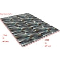 thumbnail image 4 of Faded Blocks Design Area Rugs Brik Pattern Geometric Carpet Multi Color, 4 of 7