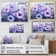 thumbnail image 4 of Designart "violet Morning Glory Graceful III" Floral Canvas Wall Art, 4 of 5