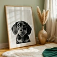 thumbnail image 6 of baby dog - Photography Dog Black and White Animal Portrait Minimalist Unframed Wall Art Print 5 x 7 inches, 6 of 60