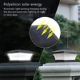 thumbnail image 4 of Square Fence Light, IP65 Solar Capital Lamp Solar Powered  For Yard, 4 of 8