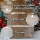 thumbnail image 4 of Velas sin llama Eywamage de cristal transparente con mando a distancia, juego de 3, 4 of 7