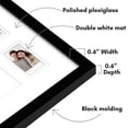 thumbnail image 4 of 15x20 Picture Frame with 16 Openings for 2x3 Photos, Instant Photo Frame Collage for Wall Display, Mini Frames for Instax Mini Pictures to Showcase Family and Travel Memories, Black, 4 of 6