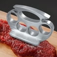 thumbnail image 5 of Dvumao Kitchen Accessories, Zincs Aluminum Alloy Steak Tenderizer Creatives Kitchen Gadget Meat Pounder With Ring Meat Tenderer Meat Mallet, Women Gifts, 5 of 6