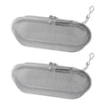 thumbnail image 1 of FRCOLOR Tea Filter 2pcs Creative Tea Infusers Household Tea Strainers Kitchen Brine Filters (Silver),4.33"X1.89"X1.89", 1 of 4