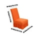 thumbnail image 3 of Funda para silla | Funda elástica para silla de comedor con faldón | Protector de asiento antideslizante para el hogar, la cocina y la oficina | 1 funda de poliéster para muebles de comedor, 3 of 6