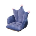 thumbnail image 2 of COM1950s Plush Chair Cushion With Backrest, Soft Seat Cushion for Office Chair, Integrated Back Support, Cozy Polyester Desk Chair Pad for Home and Study Use, 2 of 7