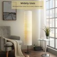 thumbnail image 2 of Modern Floor Lamp, Dimmable 3 Levels Brightness Paper Tall Lamp Standing Lamps with Lampshade, 55'' Minimalist Floor Lamps for Office, Kids Room, Reading, Home Decor (White) C95, 2 of 3