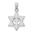 thumbnail image 3 of Auriga Fine Jewelry 925 Sterling Silver Star of David Created Opal CZ Pendant for Women (L- 20.8mm, W- 12.88mm), 3 of 6
